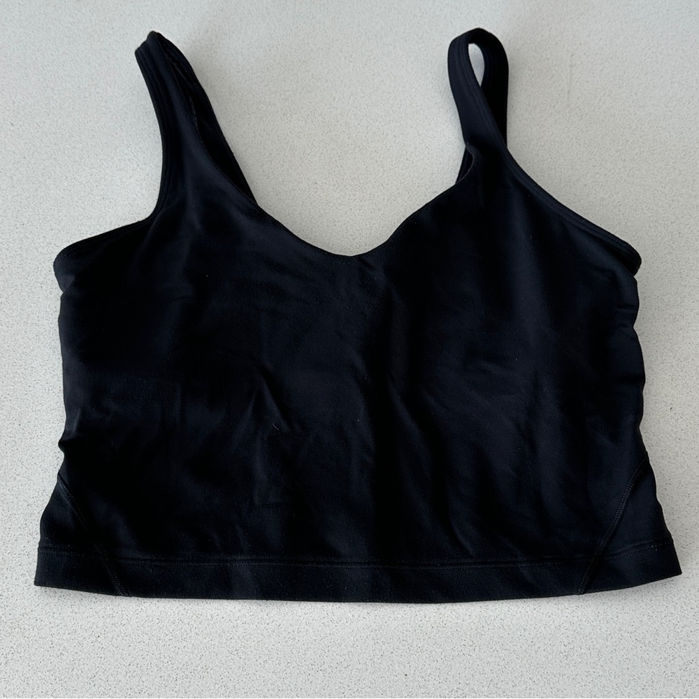 Black Lululemon Align Tank Top Size 4